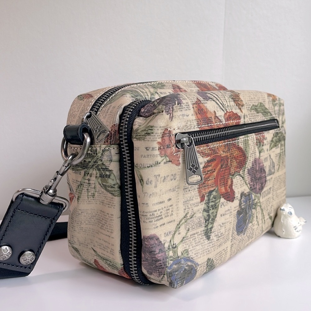 Patricia Nash Floral Print Crossbody Bag Set in Cream, Orange, Purple, Green - Picture 6 of 16